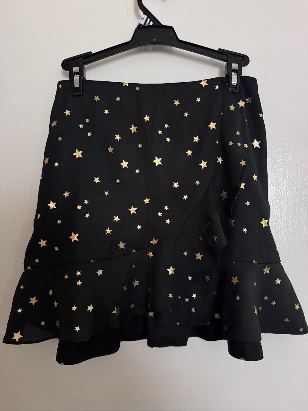 Altar’d State Gold Star Ruffle Skirt